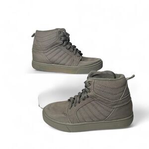 vintage Y2K 2000s retro Heelys Grey high top skateboarding shoes youth 5